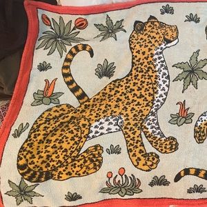 Hermès Vintage 1977 Beach Towel - Cheetahs
